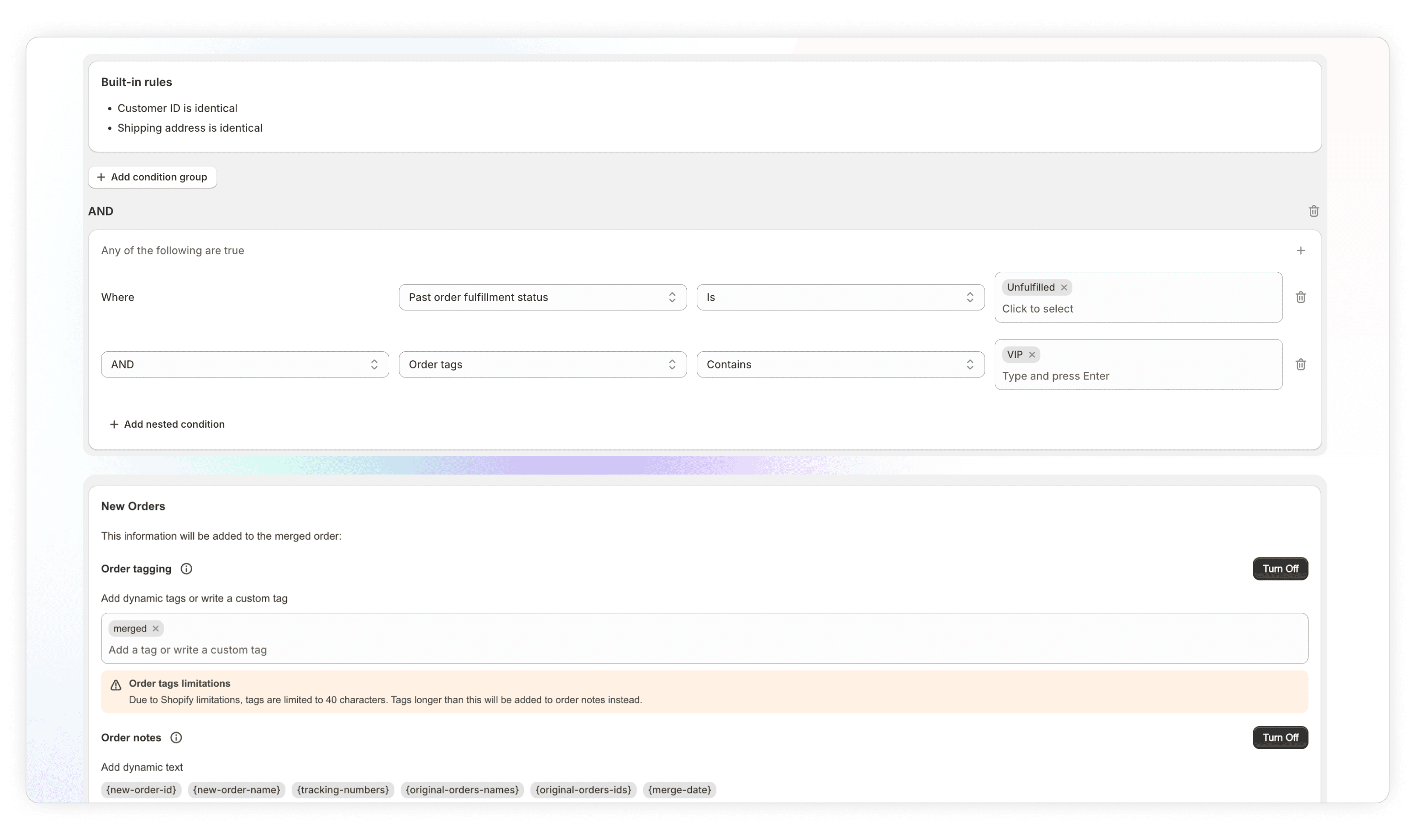Automatic Merging